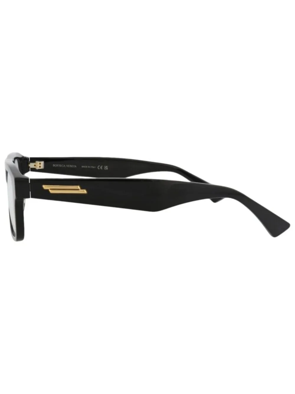 New Bottega Veneta Women's Eyeglasses Square Rectangle Acetate Frame Mens Black